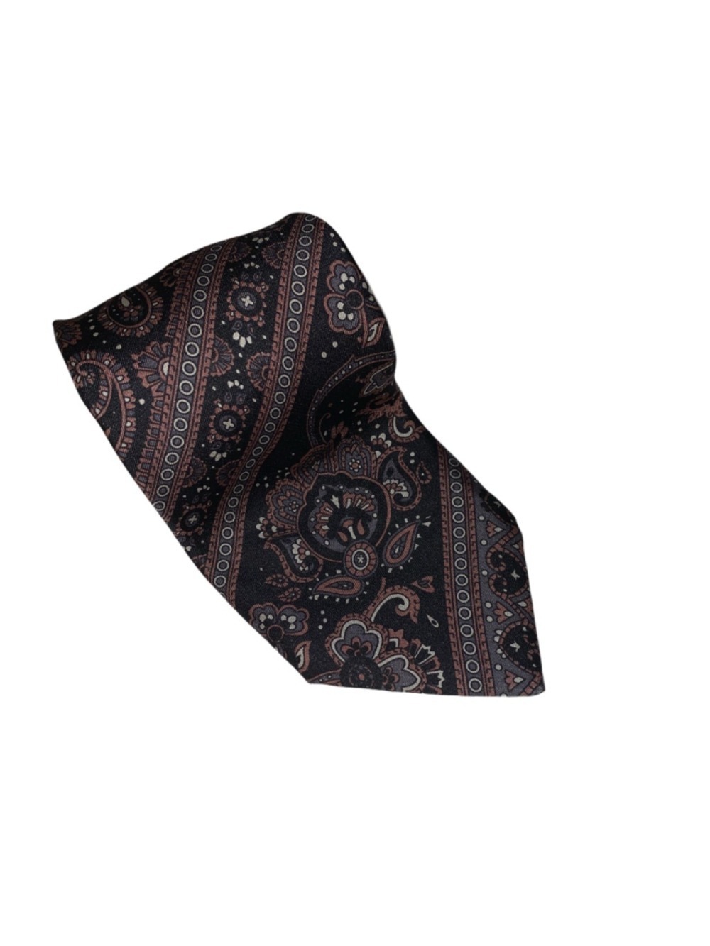 Men's Unbranded Necktie One Size Black Brown